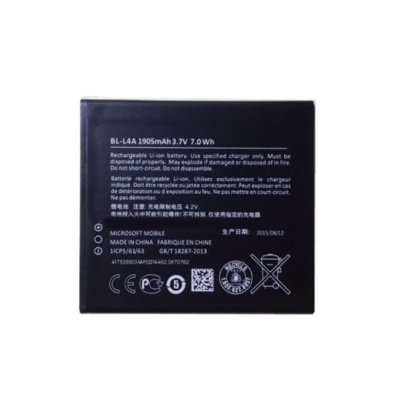 Nokia Lumia 535 Batarya Pil BL-L4A - Resim 2