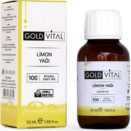 Gold Vital Limon Kabuğu Yağı 20Cc