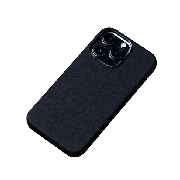 Apple iPhone 15 Pro Kılıf M-safe Şarj Özellikli PU Deri Zore Adora Kapak - 3