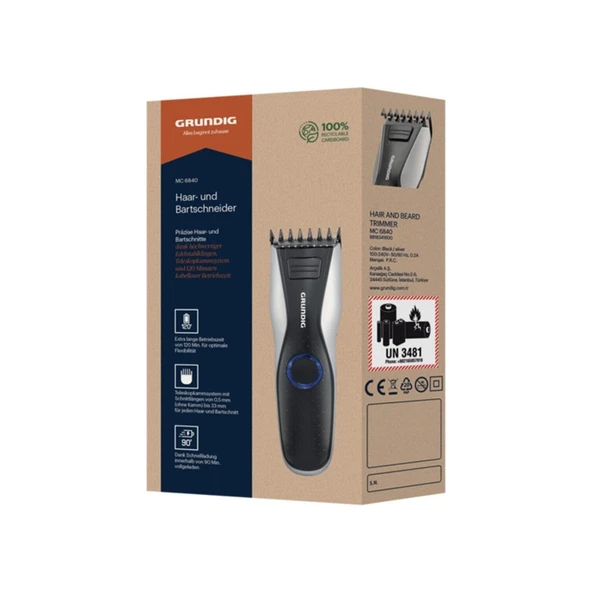 Grundig MC 6840 Sakal ve Saç Kesme Makinesi - 5