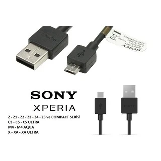 Sony XPERİA Z Z1 Z2 Z3 Z4 Z5 Compact Şarj ve Data Kablosu ürün görseli