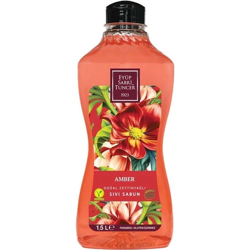 Eyüp Sabri Sivi Sabun Dogal Zeytinyagli Amber 1,5 L Pet Sise