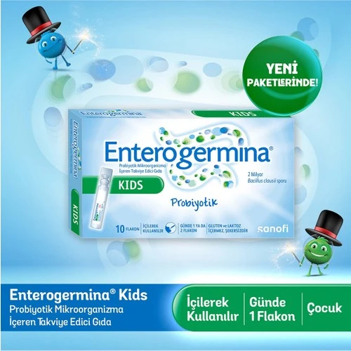 Enterogermina 2-10 Yaş 5 Ml × 10 Flakon