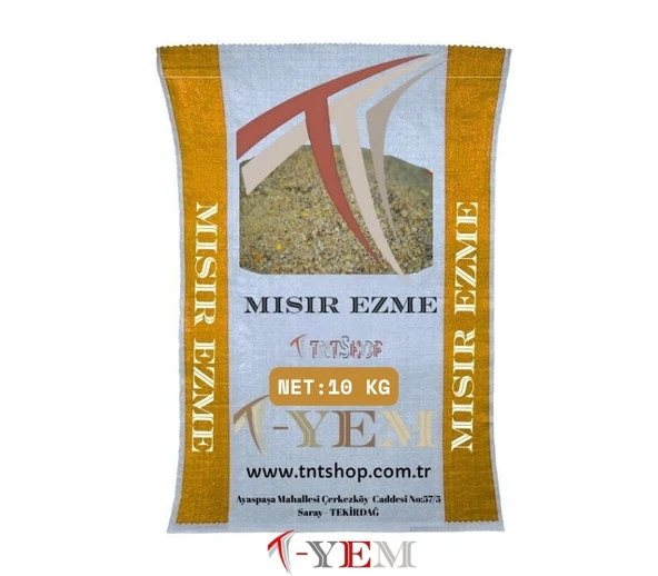 T-YEM Mısır Ezme 10 Kg - Sindirilebilirliği Yüksek, Besleyici Hayvan Yemi