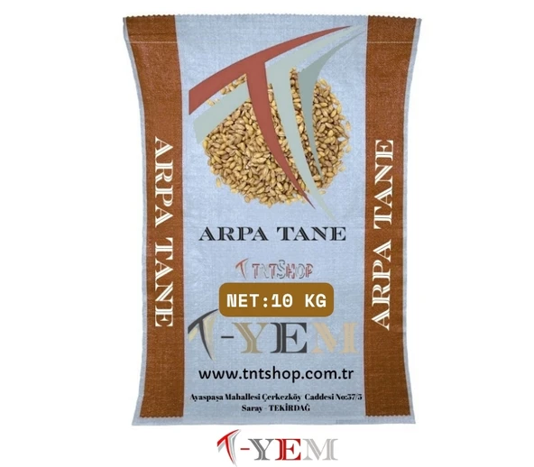 T-YEM Arpa Tane 10 Kg - Çiftlik Hayvanları İçin Kaliteli Yem Seçeneği