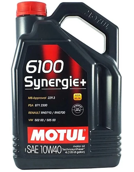Motul 6100 Synergie+ 10W-40 4 lt Motor Yağı - 1