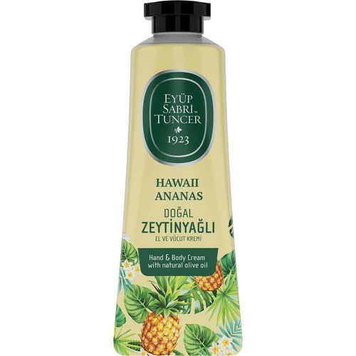 Eyüp Sabri El Vucut Kremi Doğal Zeytin Yağlı 50Ml Tüp Hawai Ananas