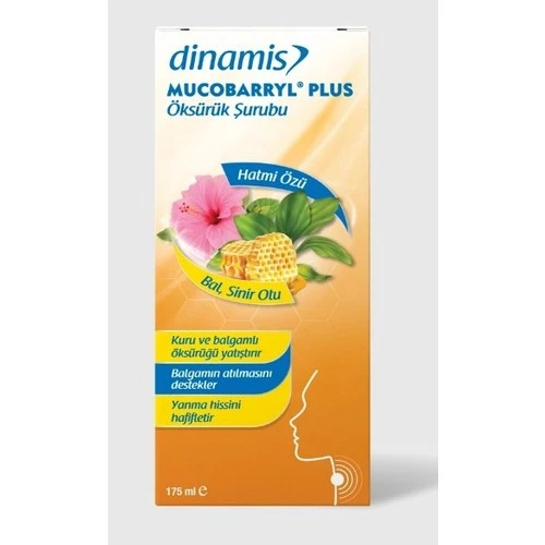 Dinamis Mucobarryl Plus Öksürük Şurubu 175 Ml