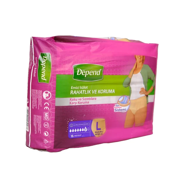 Depend Emici Külot Eko Kadin Buyuk16 Li
