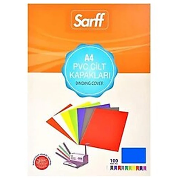 Sarff Cilt Kapağı Plastik Opak A4 160 MIC Mavi  (100 lü) 15201014