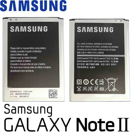 SAMSUNG NOTE 2 PİL BATARYA N7100 3100 mAh - Resim 2