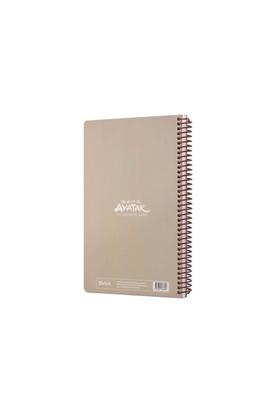 Mabbels Spiralli Defter Avatar Katara Sokka Aang Krem 80 YP 17x24 DFT-388623 - 2