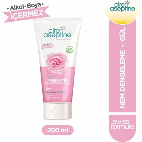Cire Aseptine Soft Losyon 200Ml Gül