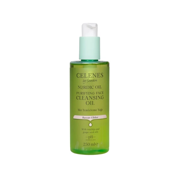 Celenes Nordıc Oıl Arındırıcı Yüz Temizleme Yağı Hassas Ciltler 250 Ml