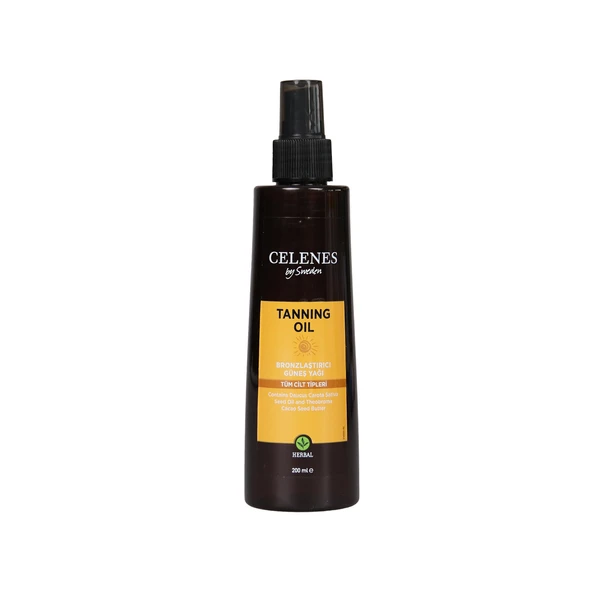 Celenes Herbal Bronzlaştırıcı Yağ 200Ml