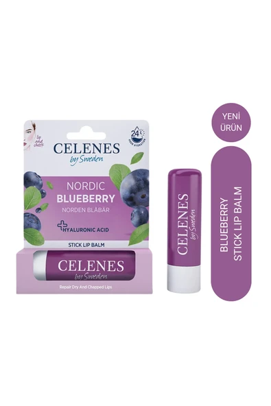 Celenes by sweden Stick Lip Balm Blueberry Lip & Cheek 4,8 gr