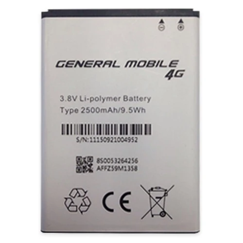 GENERAL MOBİLE DİSCOVERY 4G PİL BATARYA ürün görseli