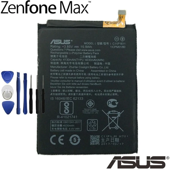 ASUS ZENFONE 3 MAX PİL BATARYA C11P1611 VE TAMİR SETİ - Resim 2