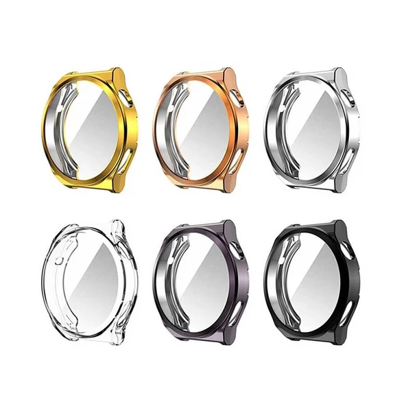 Huawei Watch GT 3 Pro 46mm Zore Watch Gard 02 Koruyucu Silikon - 2
