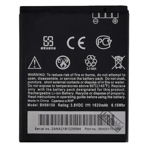 HTC DESİRE SV T326E / DESİRE P BATARYA PİL T326H BH98100 - Resim 2