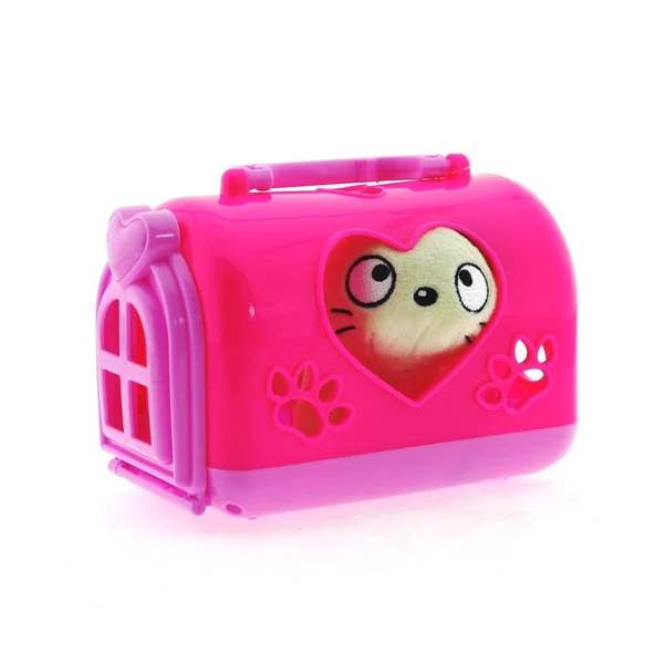 Taşıma Çantalı Peluş Sarı Yavru Kedi - 2