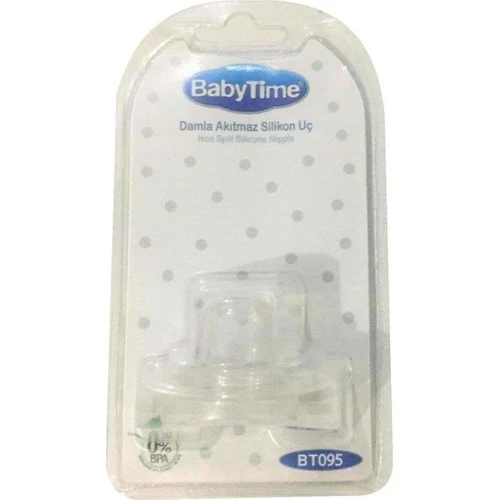 Babytıme 095 Damla Akıtmaz Silikon Uç