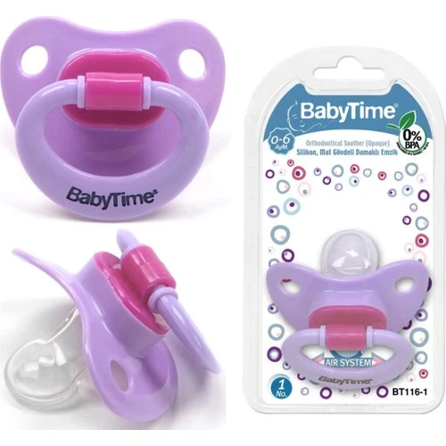 Babytıme 118 Sılıkon Damaklı Emzık No:3 Mat Govdelı