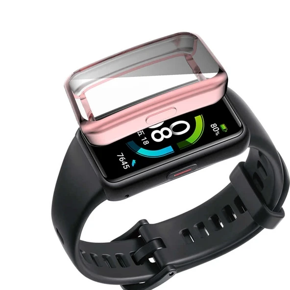 Huawei Band 7 Zore Watch Gard 09 Koruyucu Silikon - 4