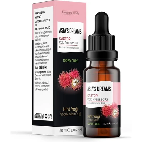 Asia'S Dreams Hint Yağı (Castor Oil) 20 Ml