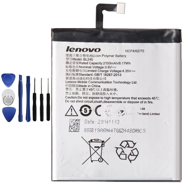 LENOVO S60 PİL BATARYA TAMİR SETİ BL245 - Resim 2
