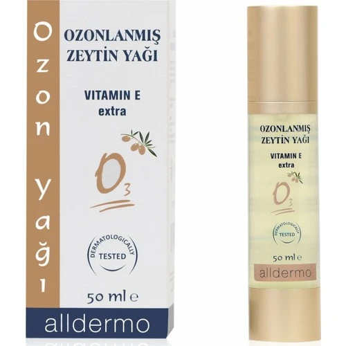 Alldermo Ozonlanmış Zeytinyağı 50Ml
