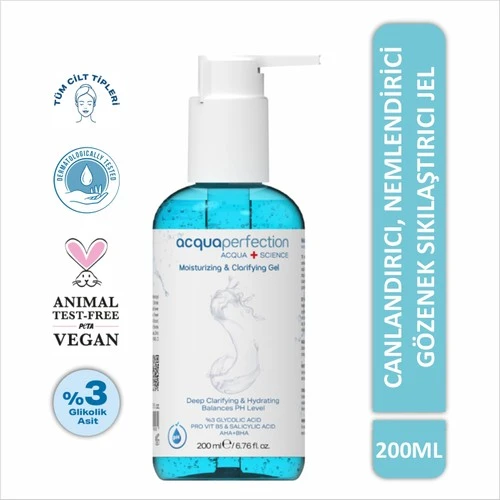 Acqua Perfection Jel Nemlendirici Ve Temizleyici 200Ml