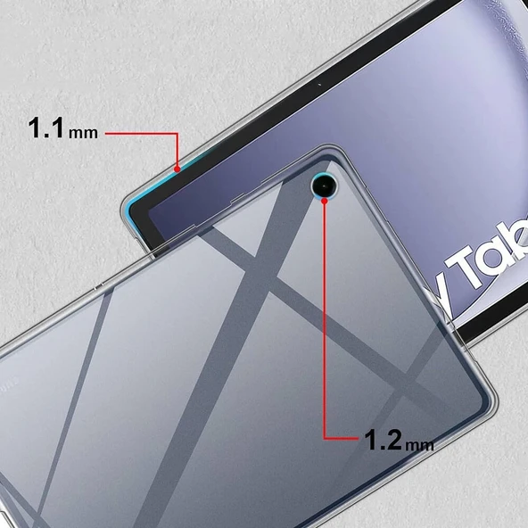 Galaxy Tab A9 Plus Kılıf Zore Tablet Süper Silikon Kapak - 7