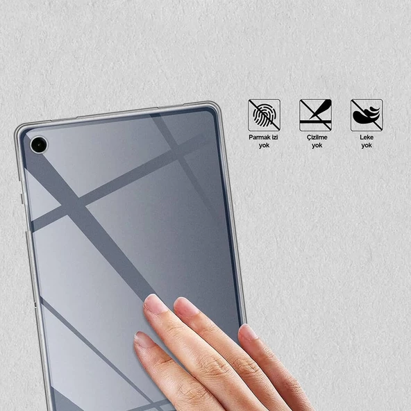 Galaxy Tab A9 Plus Kılıf Zore Tablet Süper Silikon Kapak - 4