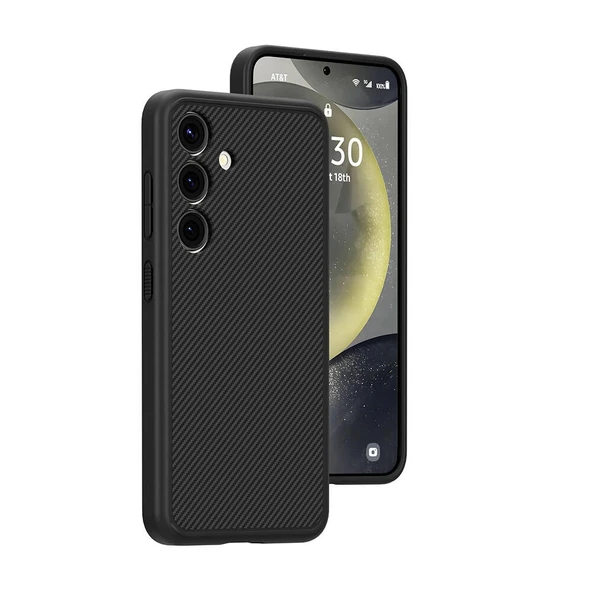 Galaxy S24 Plus Kılıf M-safe Şarj Özellikli Karbon Fiber Görünümlü Zore T-Karbon Kapak ürün görseli