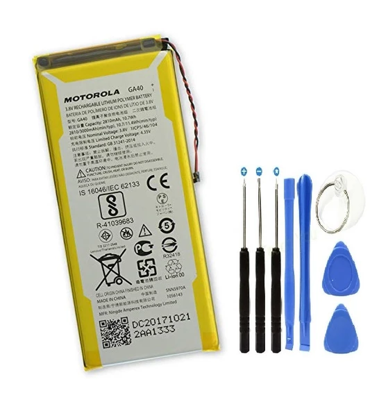 Motorola G4 XT1625-XT1622 Pil Batarya GA40 Tamir Seti(KUTU ÇIKMASI) - Resim 2