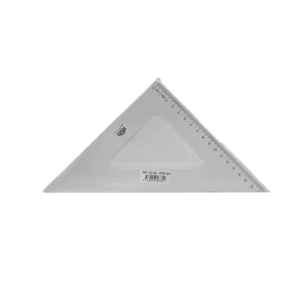 Hatas Öğrenci Gönyesi 45 Derece Plastik 26 CM 0780 - 2