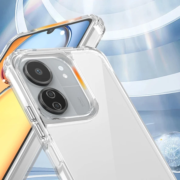 Xiaomi Redmi 13C Kılıf Airbagli Takılabilir Askı Aparatlı Zore Snap Silikon Kapak - 5