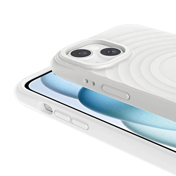 Apple iPhone 15 M-safe Şarj Özellikli Airbagli Mat Görünümlü Zore Hepi Kapak - Resim 10