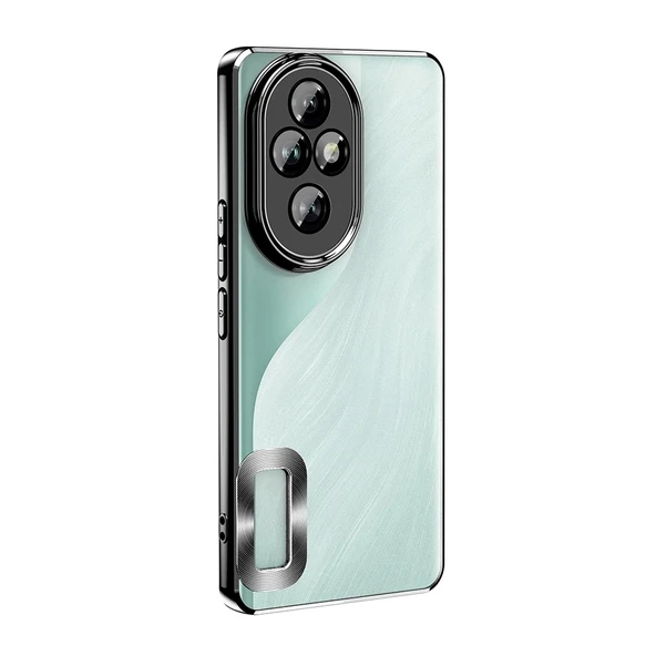 Honor 200 Pro Kılıf Kamera Korumalı Logo Gösteren Zore Omega Kapak - 7