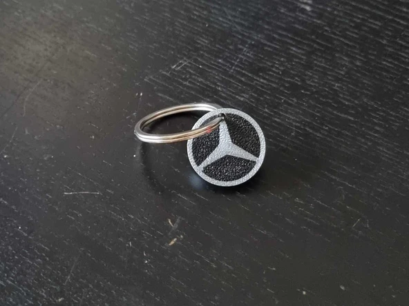 Byr Mercedes Keying Kolye Key Ring Yıldızı (Plastik Aparattır!!!) 3D - 5