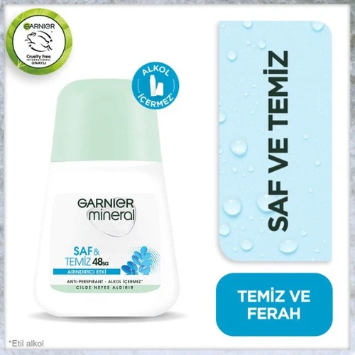 Garnıer Roll-On Saf & Temiz 50Ml Bayan