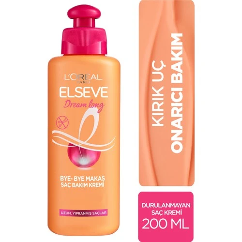 Elseve Saç Bakım Kremi Dream Long & Byebye Makas 200Ml