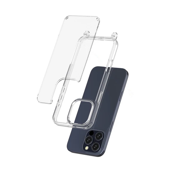 Apple iPhone 16 Pro Kılıf Zore X-Rop Kapak - 11