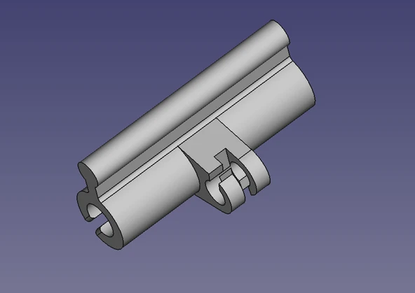 Byr Peri Hafif Zincir Tutucu Tente VW California ile 8mm'de Keder Adaptör 6 (Plastik Aparattır!!!) 3D - 2