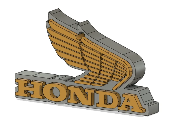 Byr Honda Anahtarlık (Plastik Aparattır!!!) 3D - 2