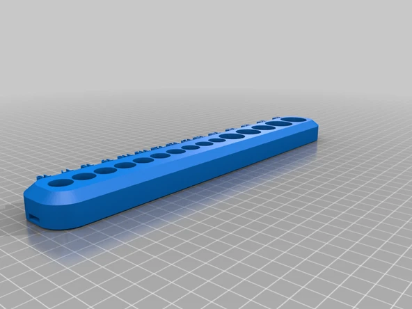 SET BLPTHC87 için Manyetik Mavi Nokta Torx Soket Organizatörü (Plastik Aparattır!!!)
