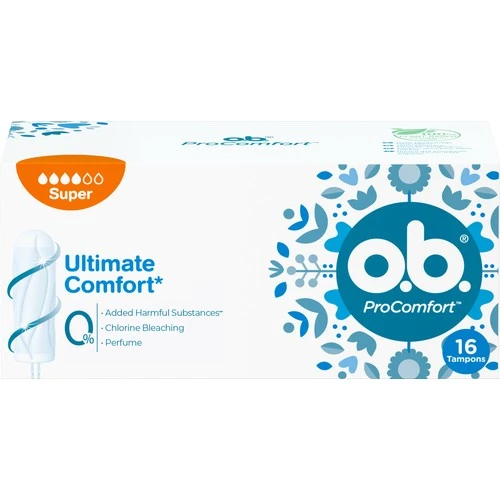 Ob Tampon Süper (Comfort) 16'Lı