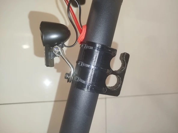 Byr E-scooter Haken Hook Xiaomi RCB Evercross (Sadece Plastik Aparattır!!!) 3D - 2