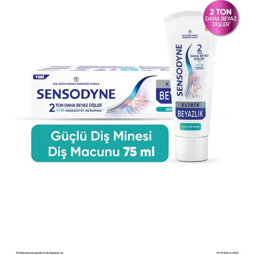 Sensodyne Klınık Beyazlık Guclu Dıs Mınesı Macun